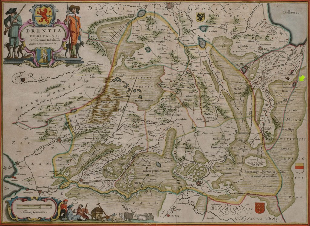 Cornelis Pijnackers kaart