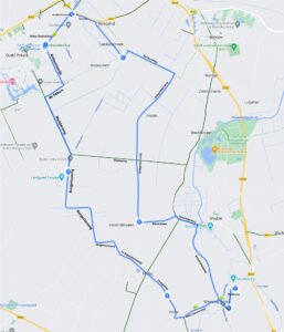 Route Plattegrond