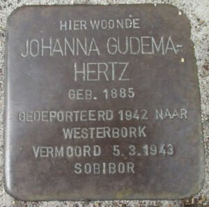 Johanna Gudema-Hertz-stolpersteine
