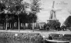 Molen Vissenga Bosgrastraat 1928.