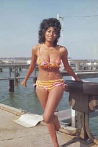 pam_grier as Jet Magazine's Beauty of The Week (June 24, 1971).
