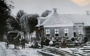 Houtstek Koerts rond 1900