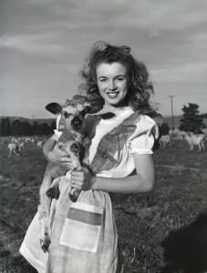 Norma Jeane in 1945, before she became the famous Marilyn Monroe