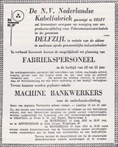personeelsadvertentie