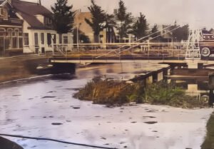 Oude dorpsfoto bij de Hanekampbrug jaar 1966