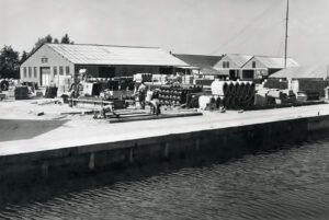 Waarheid beton Wilhelminawijk 1958.