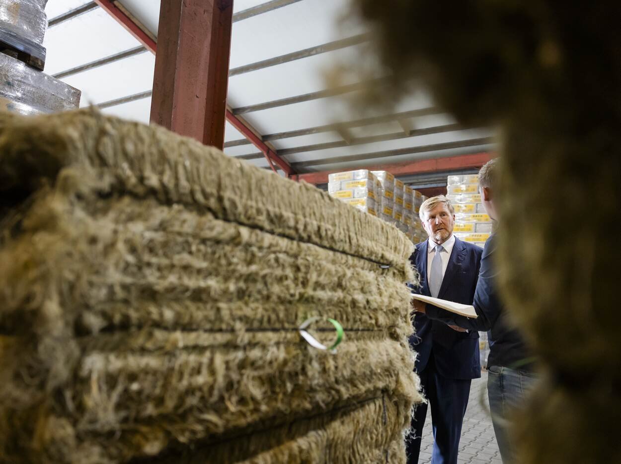 Koning Willem-Alexander bezoekt Oude Pekela