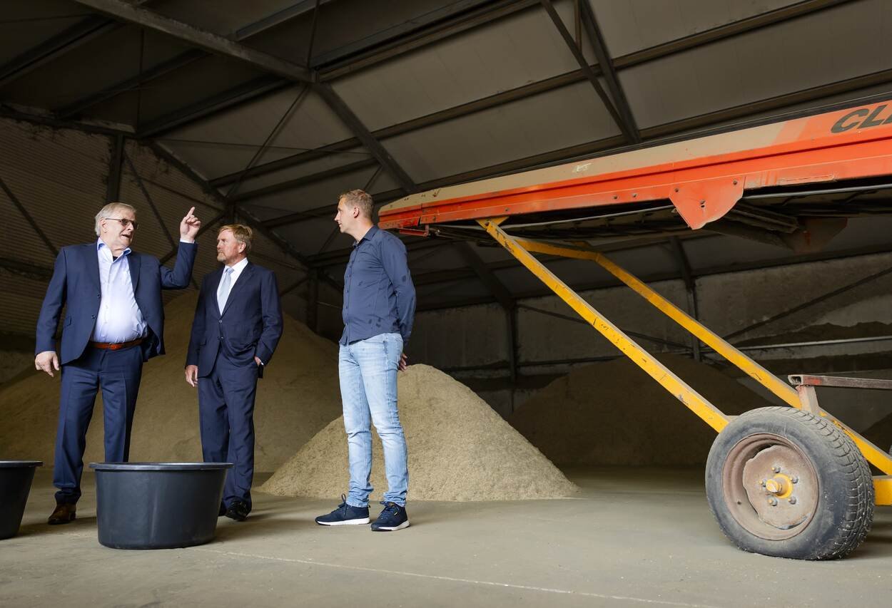 Koning Willem-Alexander bezoekt Oude Pekela