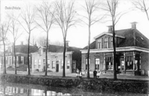 Stoomdrukkrij Mulder aan Bosgrastraat jaren 20-30.