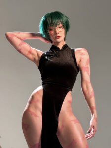 Maki Zenin from Jujutsu Kaisen by Saiwestwood
