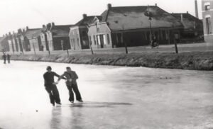 Schaatsen op het pekelder diep
