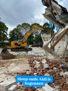 Sloop oude Aldi is begonnen